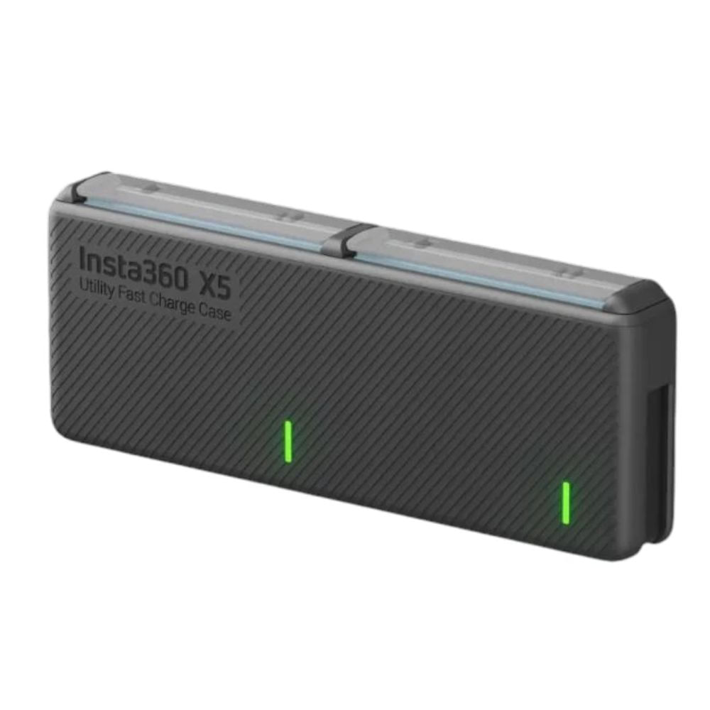 Cargador rápido insta360 x5, negro